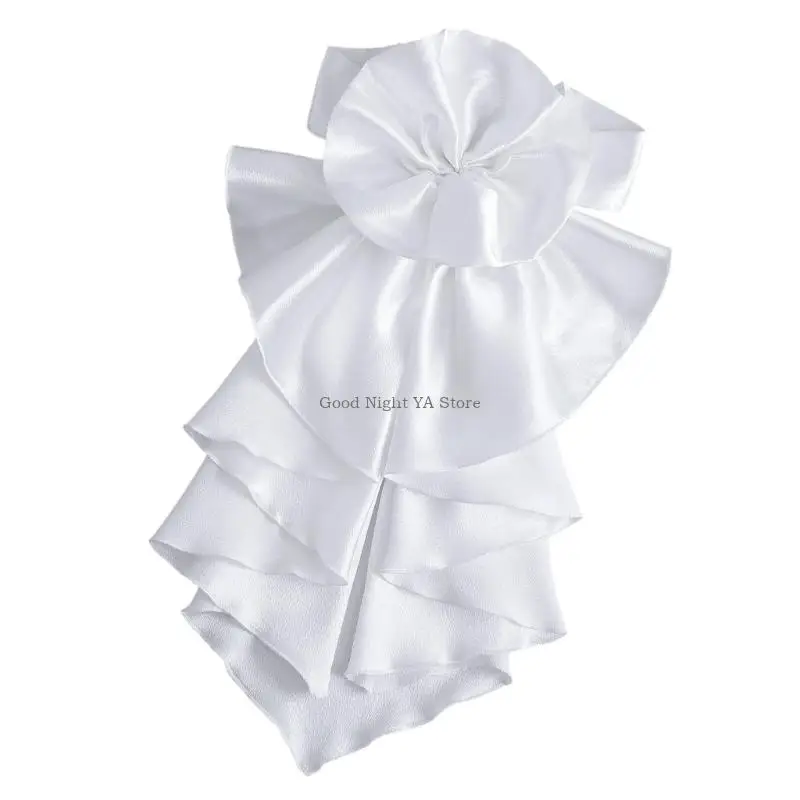 ياقة صناعية فيكتورية، ياقة قابلة للإزالة، إكسسوار أنيق لأزياء التنكرية، قطعة عنق للنساء لفساتين حفلات الكوكتيل #2