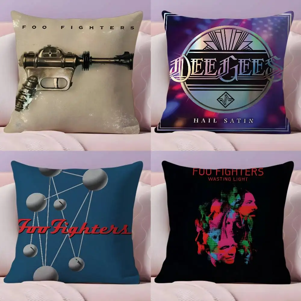 

Classic Band F-Foo F-Fighters Pillow Case Pillowcase Ultra Soft Skin Friendly Fabric Cloud Like Comfort & Concealed Zipper