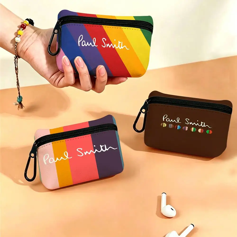 S-Smith Fashion P-Paul Oxford Fabric Mini Coin Wallet Smooth Zipper Hanging Design Multi-use Small Storage Bag For Travel