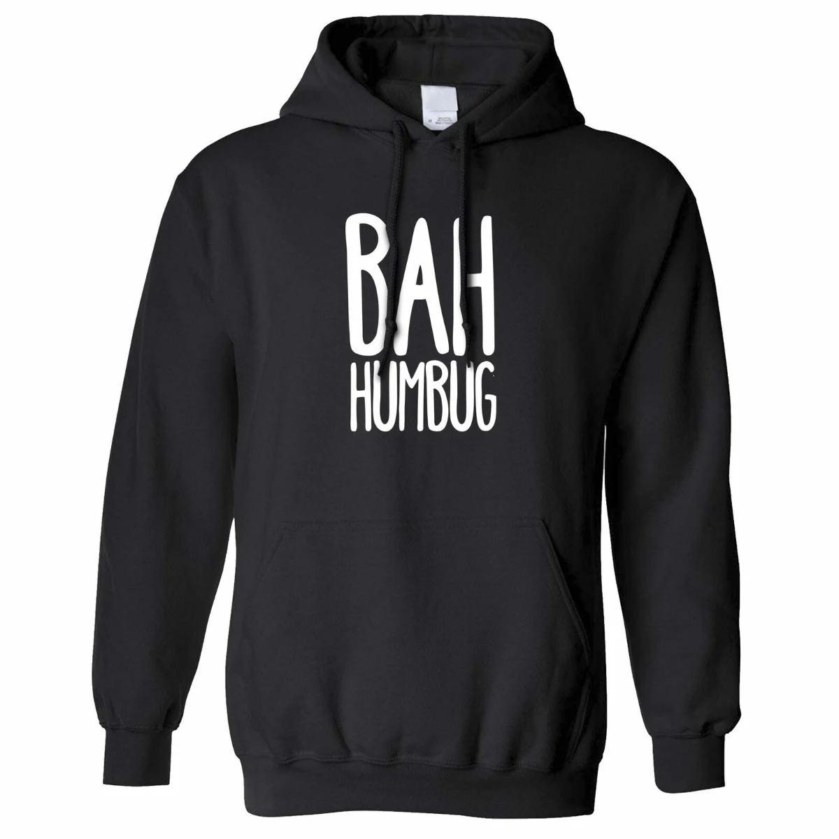 

Anti Christmas Hoodie Bah Humbug! Novelty Slogan Grinch Xmas Funny Joke Top