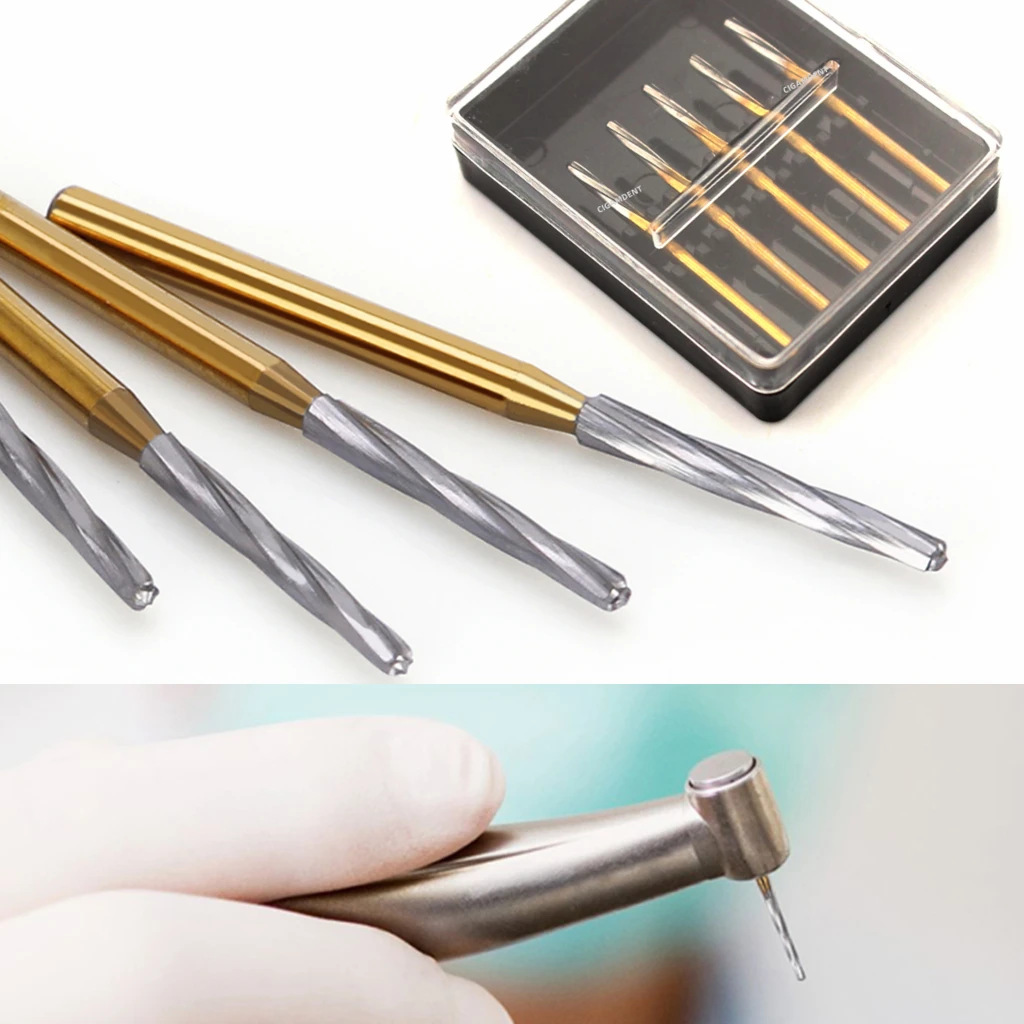 5Pcs Dental Endodontic Bur Drills Tungsten Carbide FG Endo-Z 21mm/25mm/28mm dentifion resistance Burs