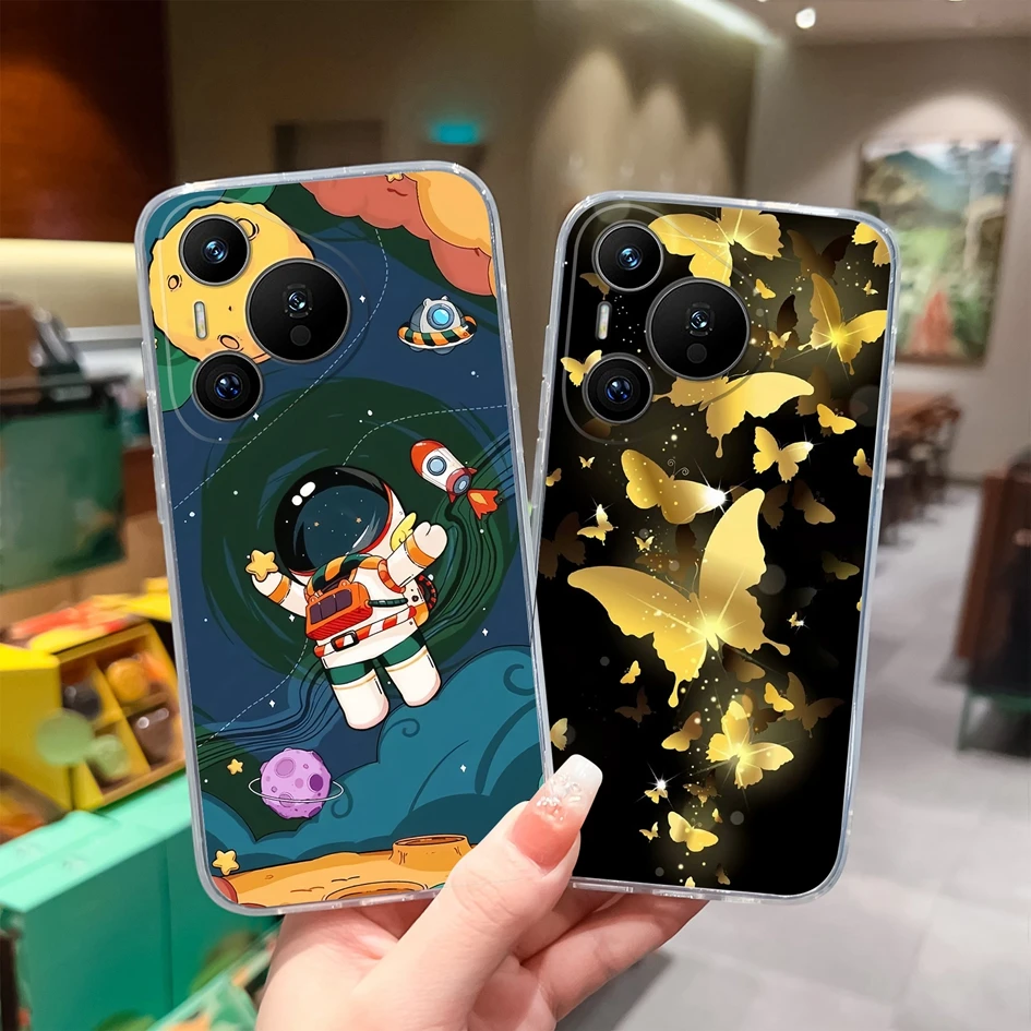 Telefoon Cover Voor Huawei Pura 70 Ultra Pro Case Fruit Patroon Hoge Kwaliteit Zachte Siliconen Anti Drop Behuizing Voor Huawei Pura 70 Funda