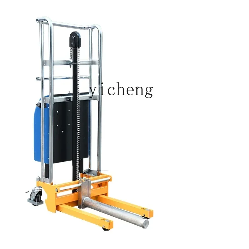 

ZTQH light manual hydraulic stacker truck small forklift truck station lift loading and unloading forklift