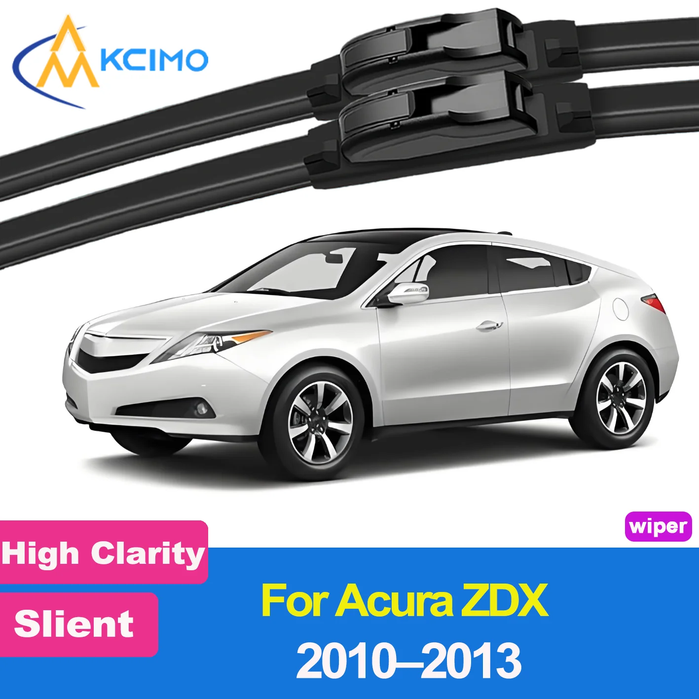 

2PCS New Front Windshield Wiper Blade for Acura ZDX YB1 2010-2013 Front Windshield Auto Wipers Blade Accessories 2013 2012 2011