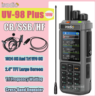 Iradio UV-98 PLUS Walkie Talkie Air Band FM 10W Cross Band Repeater 2.4\