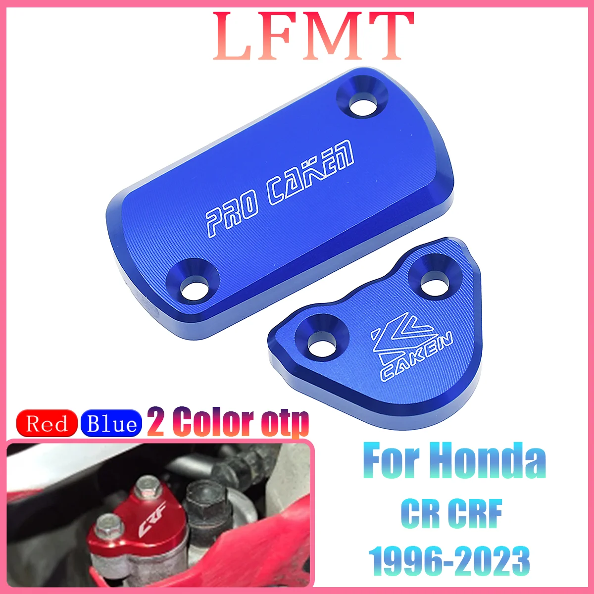 

CNC Front Rear Brake Fluid Reservoir Cap Cover For HONDA CRF CR CRF150R CR150R CR250R CRF250R CRF250X CRF450R CRF450X Dirt Bike