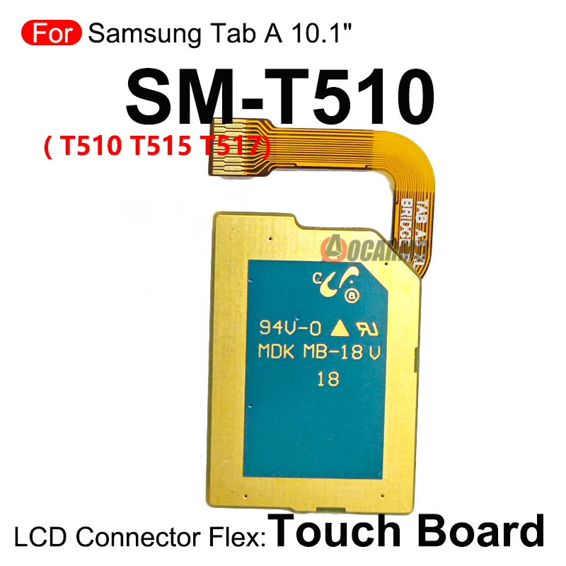 LCD Screen Flex Cable Connection Touch Small Board Replacement Parts For Samsung Galaxy Tab A 10.1\