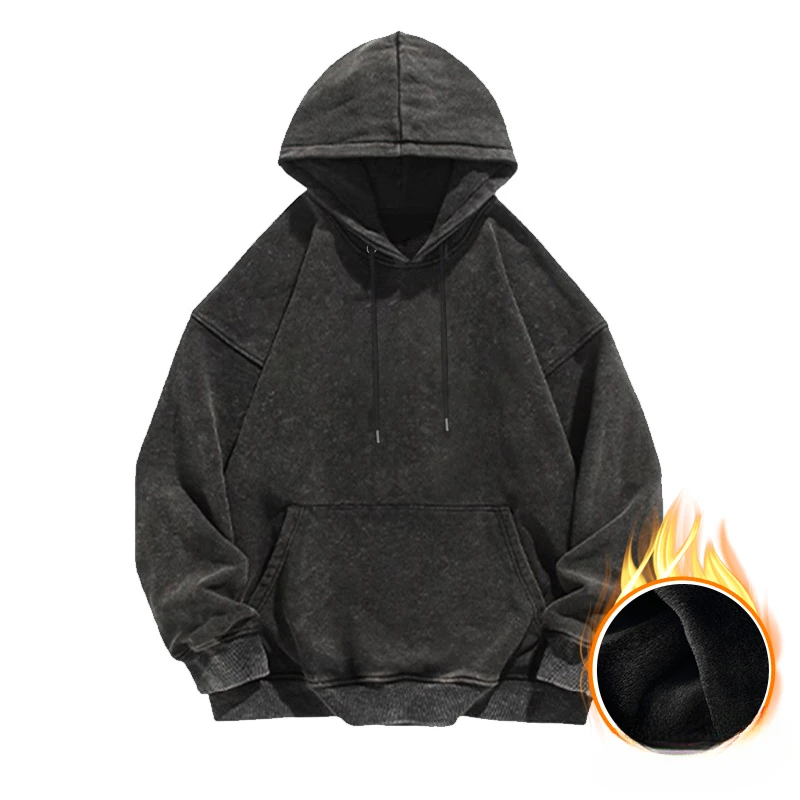 

Sweatshirt Hoodie Oversize Basic Fleece Pullover Women Men Spring Autumn Fashion T-shirt Casual Solid Long Sleeve Streetwear Top