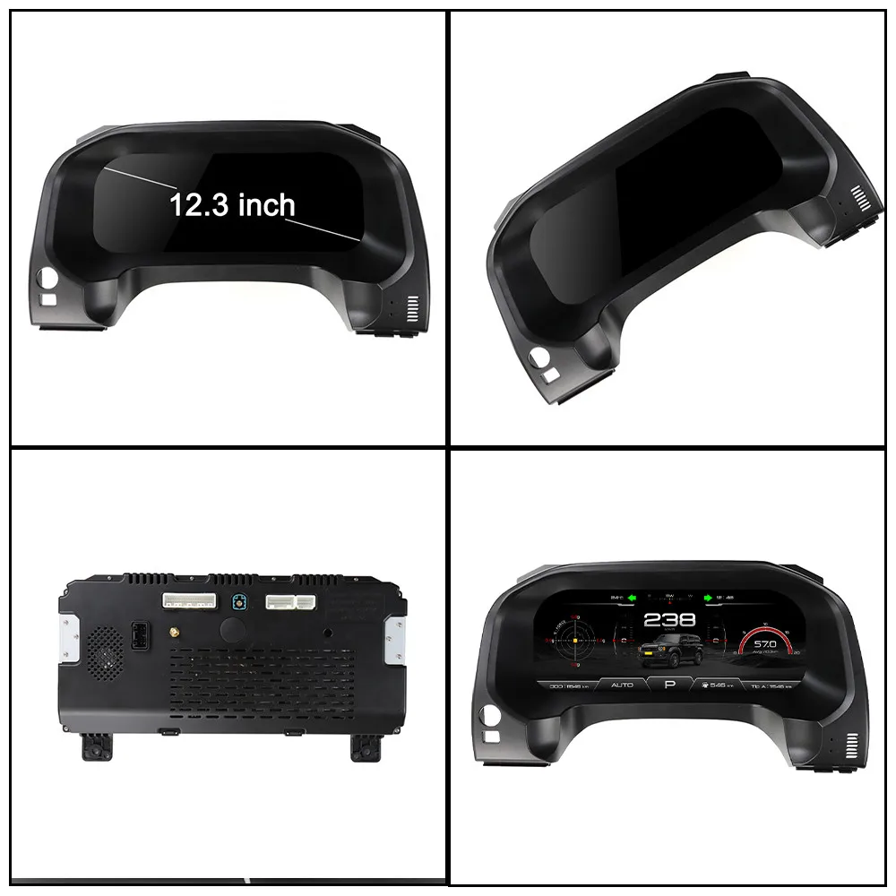 

12.3" Smart Car LCD Digital Cluster For Toyota Prado 2010-2019 Dashboard Virtual Cockpit Instrument Auto Speed Meter Ai Screen
