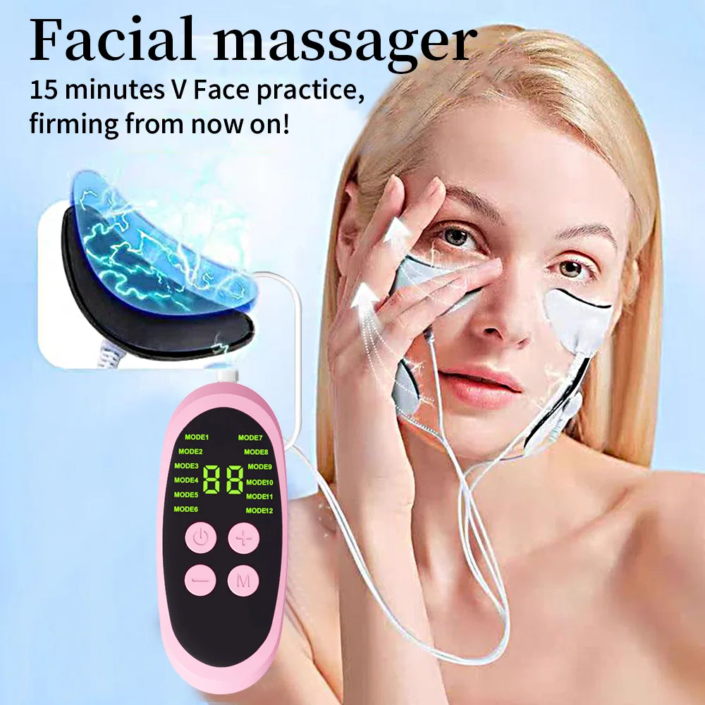 

2025 New Face Eye Electric Massager Portable Mini Pad Beauty Devices