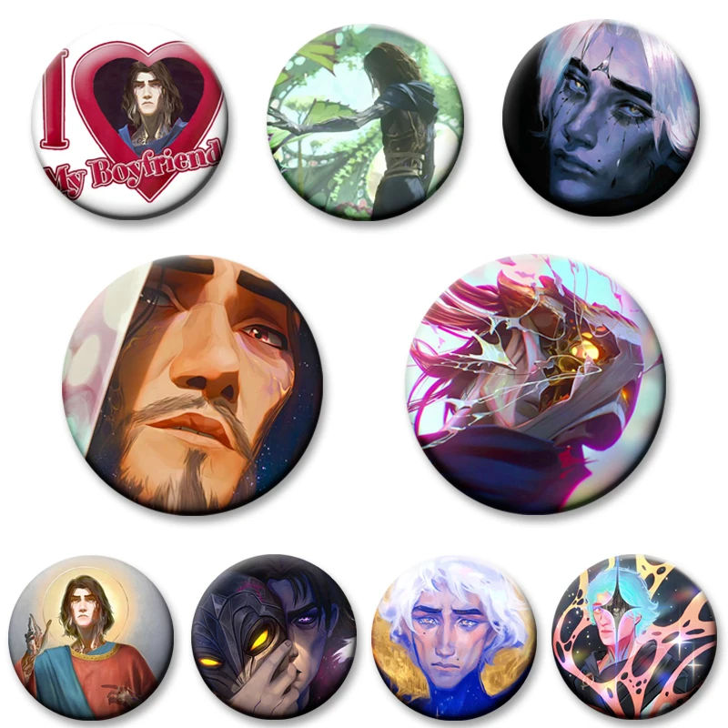 

Hot Anime Arcane Viktor Button Pins LOL Cartoon Characters Brooch Tinplate Badge for Backpack Clothes Decoration Souvenir Gifts