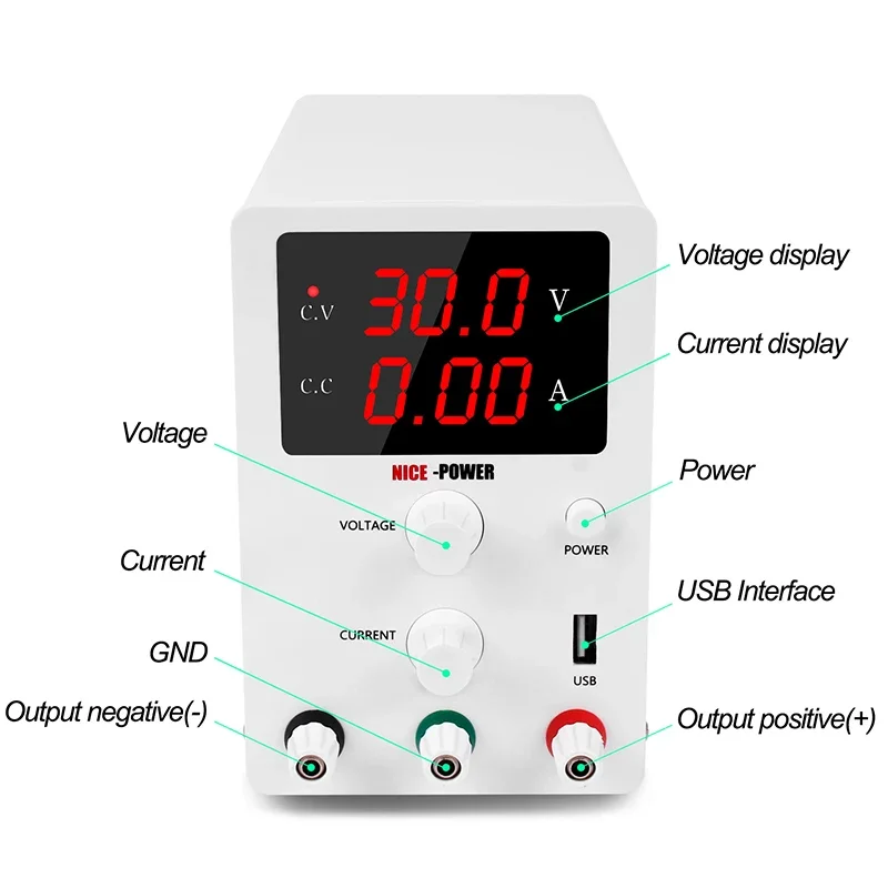 R-SPS3010 Product Test Aging Power Precision Four Digital Adjustable Switching Power Source 30V 10A DC Regulated Power Supply