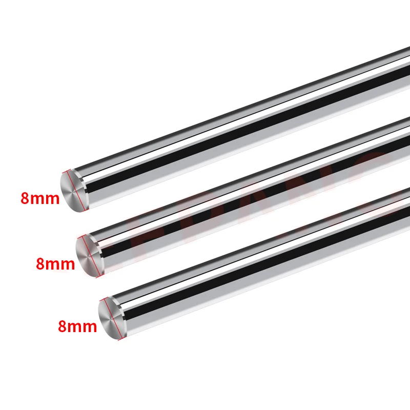 3d Printer Linear Optical Shaft Chrome-plated Hard Shaft Stainless Steel Linear Guide Bearing Smooth Rod Diameter 8 10 12MM