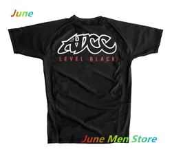 ADCC COLLABORION RASH GUARD jersey T-shirt, boxing gym quick drying suit, cycling suit, men's and women's shirt Men Clothes