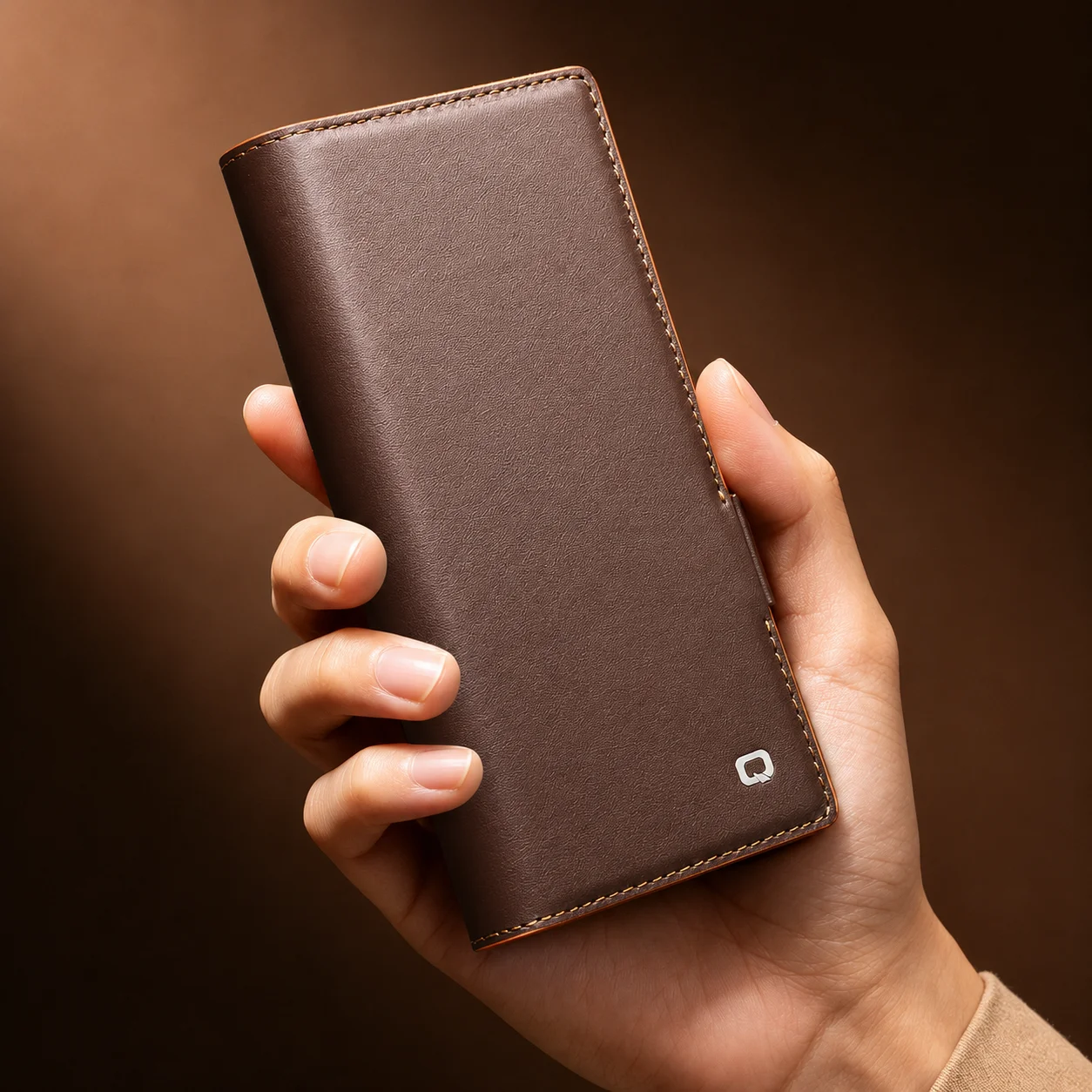For Samsung Galaxy Z Fold8 Fold 8 Ultra NAPPA Genuine Leather MagSafe Magnetic Folio Case Luxury Business Cowhide Phone Cover