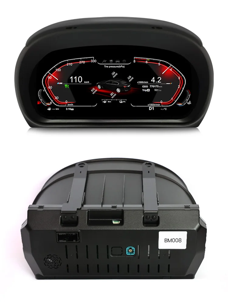 MEKEDE نظام لينكس 11 بوصة سيارة LCD الرقمية العنقودية لوحة القيادة عداد السرعة ل E90 E91 E92 E93 2005-2012