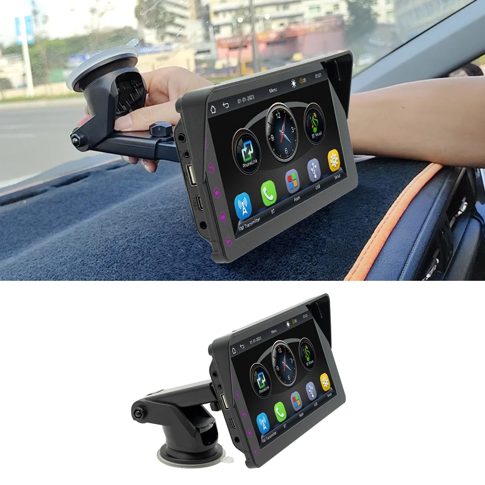 

Universal Car MP5 Multimedia Video Player with Rearvier Cam Android Carplay Stereo Autoradio 7in HD Touch Screen FM Radio