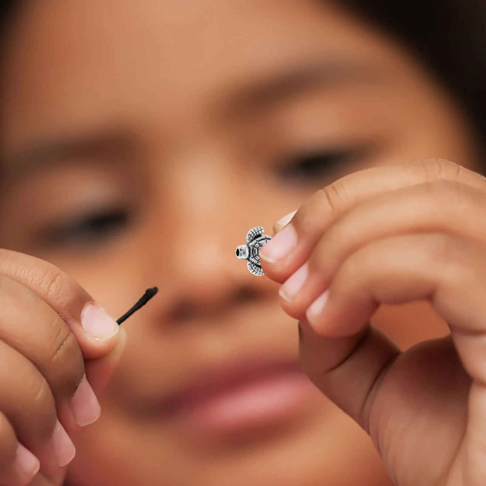 

100Pcs Durable Zinc Alloy Spacer Beads for DIY Jewelry Necklace Bracelet Making Turtle Beads Bead Bracelet Making Bead