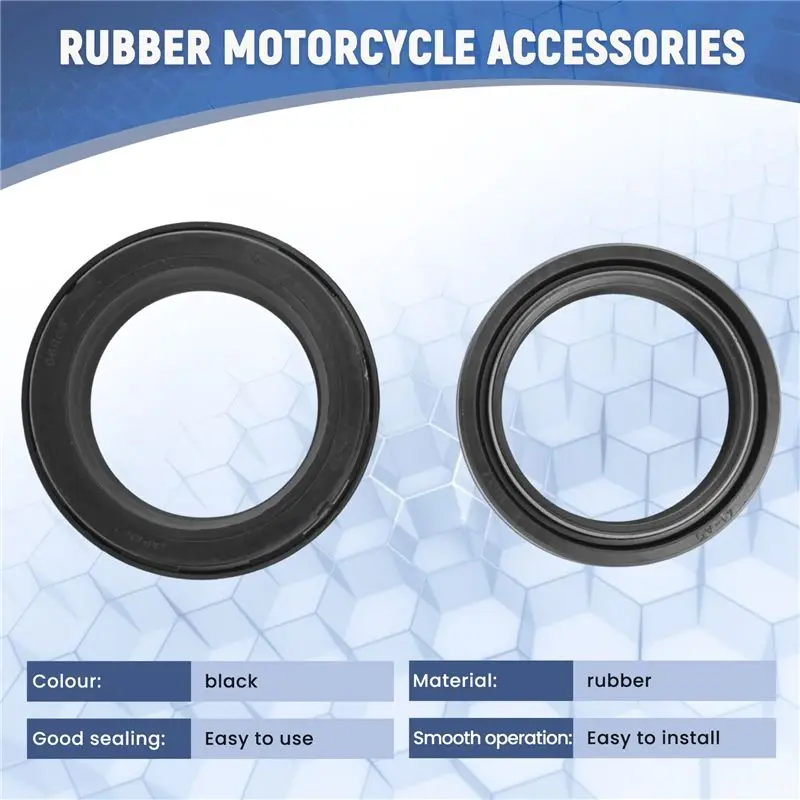 Dependable-Motorcycle Front Fork Oil Seal And Dust Seal For HONDA CB-1 CB1 CB400 CBR400 CB750 HORNET 250 MAGNA CB 400 750 - view 5