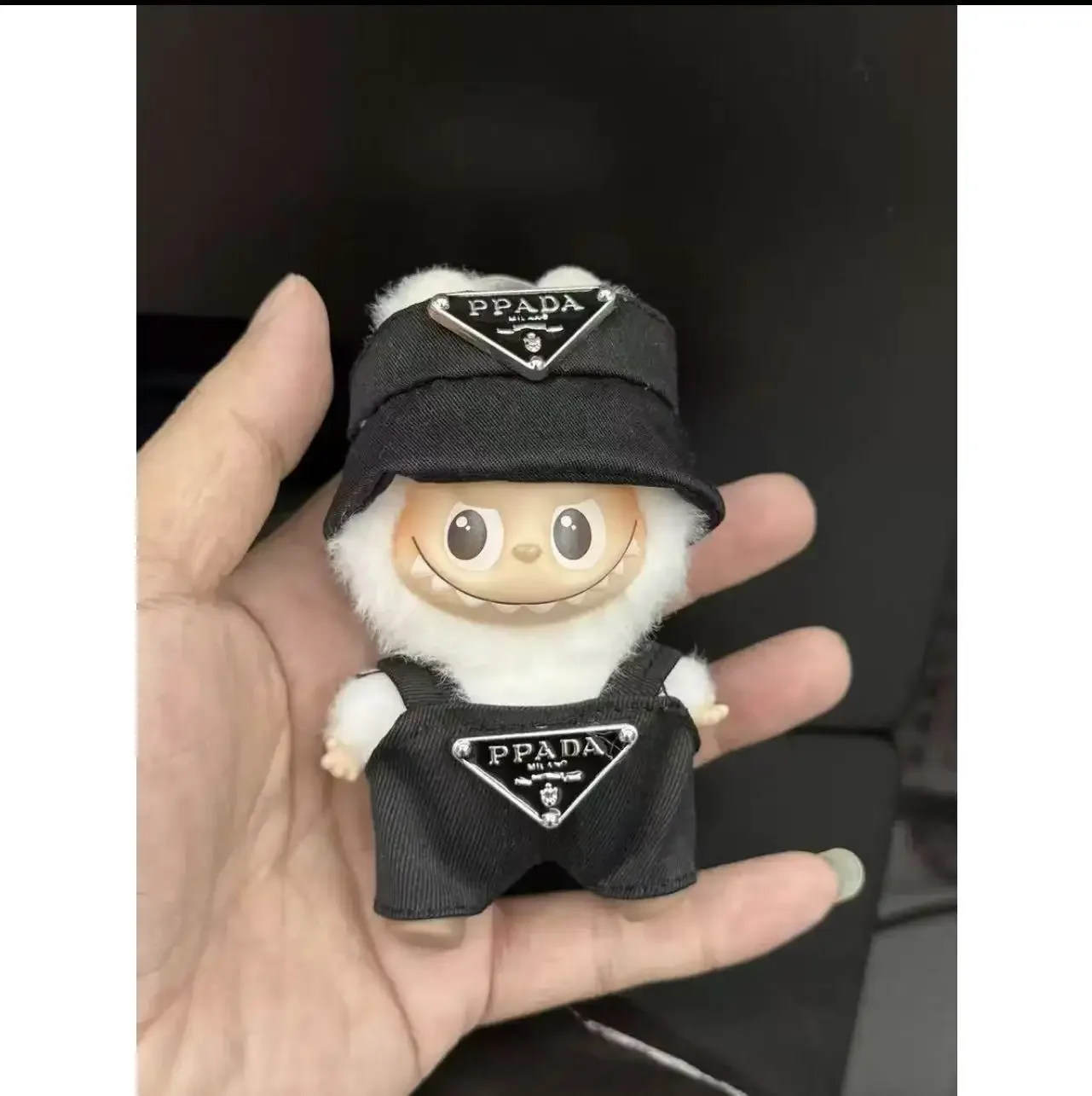 DollDIY اكسسوارات التدريب الجلوس ألعاب الحفلات اللعب Giftsv 4New سروال قصير ل Labubu دمية الملابس مجموعة قبعة 10 سنتيمتر الملابس الأحذية #5