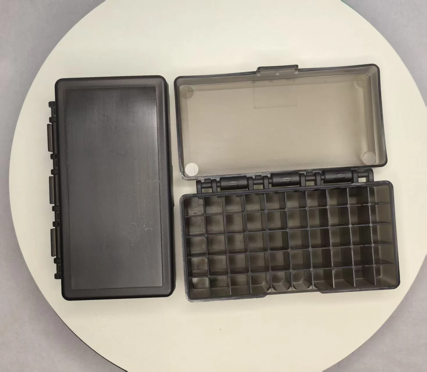 50 جولات التكتيكية الذخيرة صندوق 9 مللي متر مسدس بندقية الذخيرة رصاصة حمل صندوق تخزين الوجه العلوي خرطوشة حقيبة للتخزين الصيد الملحقات