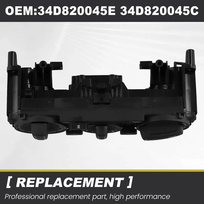 34D820045E Car Manual A/C Heater Climate Control Panel Unit Switch For VW Jetta 2013-2025 34D820045C