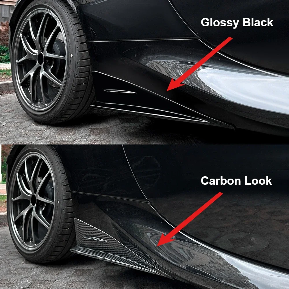 

For Toyota Subaru BRZ GR86 2022-2024 Side Skirt Extensions Diffuser Aero Kit Exterior Styling Body Kit Car Exterior Accessories