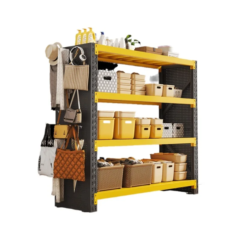 

Cave board shelves Five tool racks Storage racks Multi-layer shelves Basement storage and finishing shelves