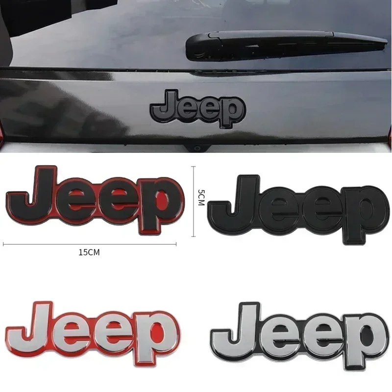 Novo Adesivo para Carro, Emblema para Capô Frontal do JEEP Grand Cherokee Wrangler Renegade Liberty Compass, Adesivos para Lateral do Porta-Malas