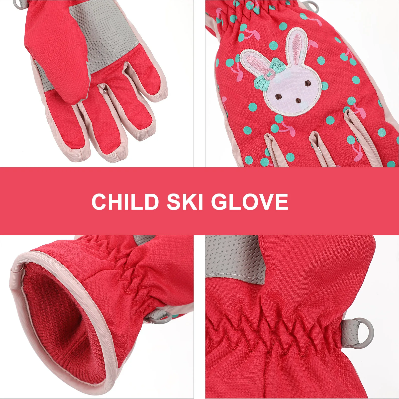 

Windproof Warm Gloves Skihandschuhe Kinder Toddler Skifahren Faustling Winter Cloth Winddicht Handschuheter Man