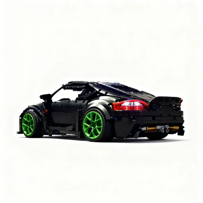 2436 деталей MOC Technical Expert Builder, модель Porsche Cayman JUCAYMAN, строительные блоки, игрушки, архитектурный конструктор, рождественский подарок, креативный набор.