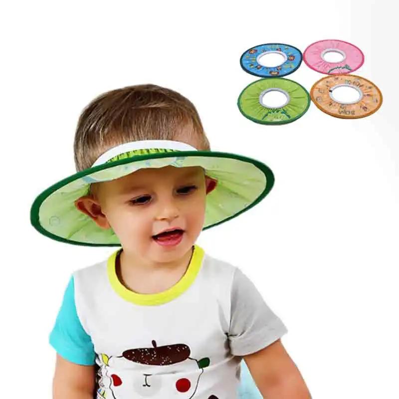 Soft and Safe Toddler Kids Wash Hair Shield Caps Baby Hat Shampoo Bathing Cute Adjustable Shower Protect Cap