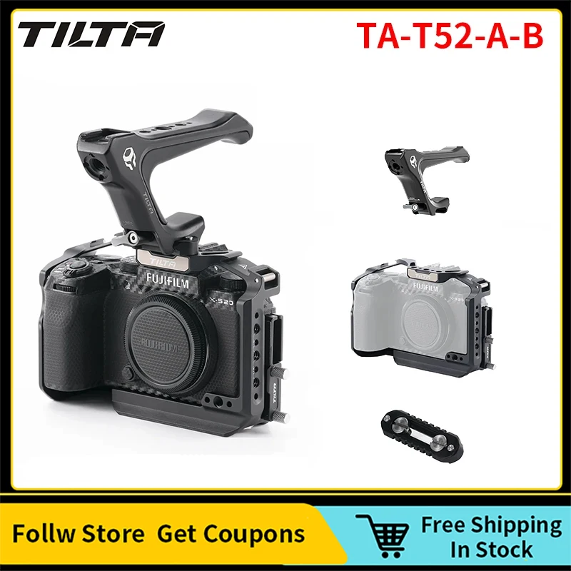 

TILTA TA-T52-A-B For FUJIFILM X S20 Frame Metal Camera Cage Expansion Accessories Full Cage Quick-release Protection