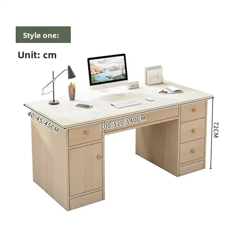 Desktop Computer Desks with Household Office Desks Student Study Writing Tables Drawer Simple Modern Workbench Office Furniture