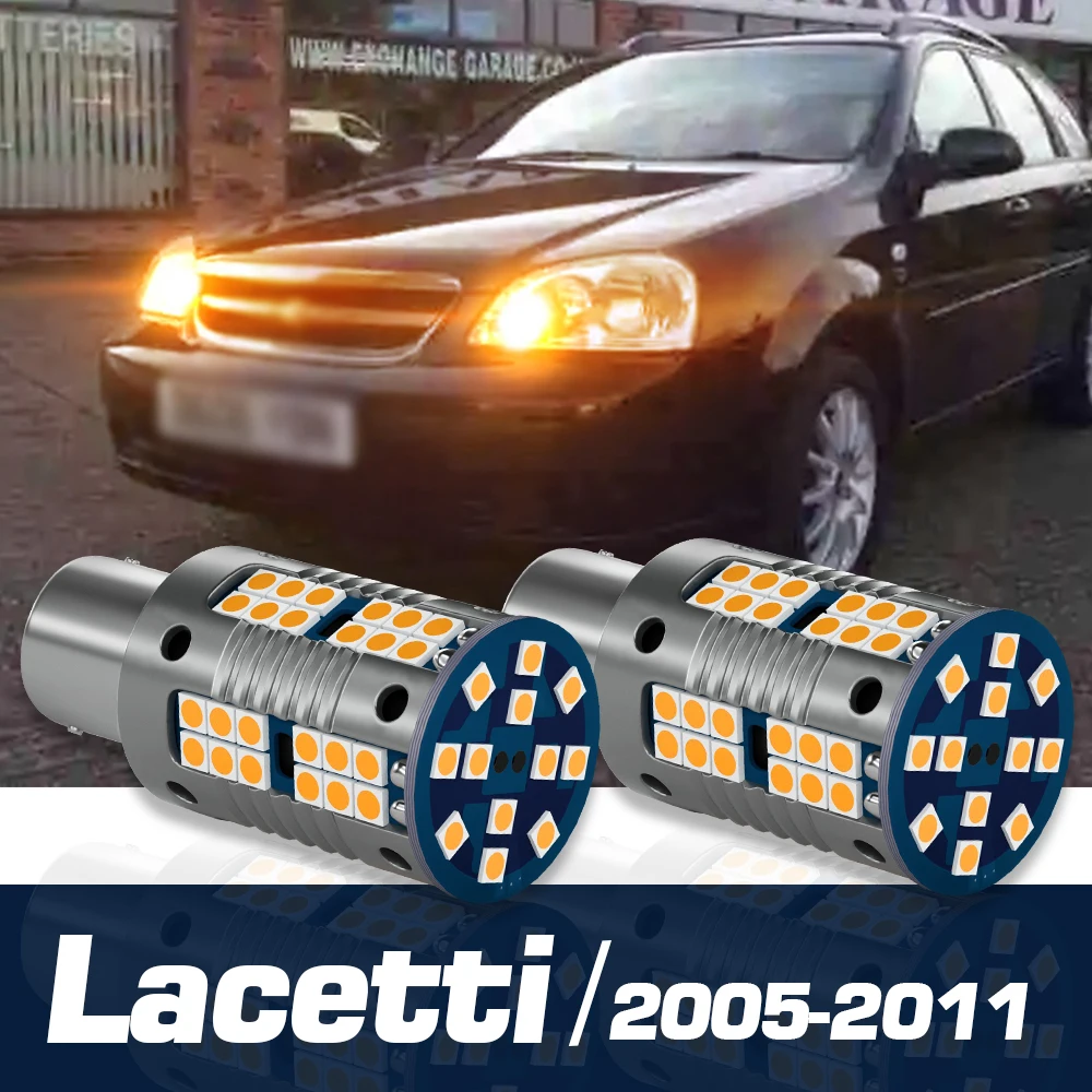 2pcs LED Turn Signal Light Lamp Blub Accessories Canbus For Chevrolet Lacetti 2005-2011 2006 2007 2008 2009 2010