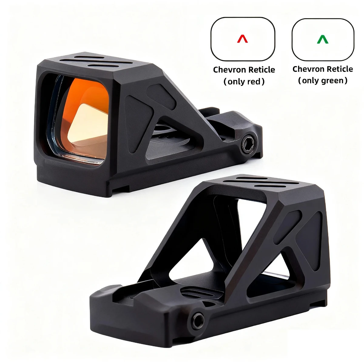 Mirino tattico Red Dot con fotossensibile automatico e Gl*ck Supporto universale per pistola da caccia esterna Airsoft Sight Cannocchiale compatto