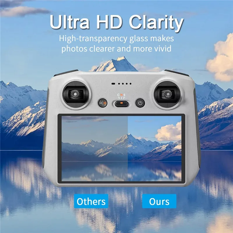 Pelindung Layar Kaca Tempered untuk DJI Mini 3 Pro Remote Control Film HD Antigores dan Aksesori Pelindung Layar Water Drop