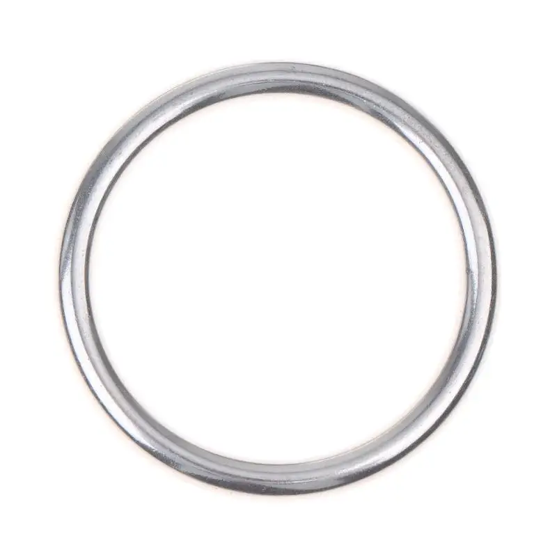 2Pcs 304 Stainless Steel Round O Ring M3 M4 M5 M6 Rust Smooth Solid Strong O Ring Fishing Yoga Hanging Welded Rings