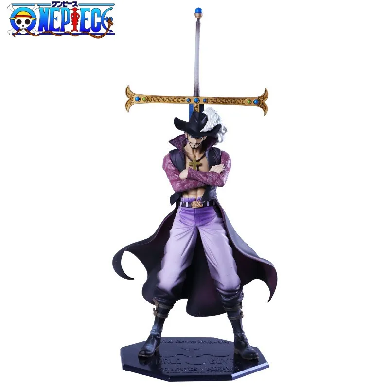 

Anime One Piece Figure Pop Dx Dracule Mihawk Action Figurine Shanks 10th Anniversary Model Toy Collectables Boy Surprise Gifts