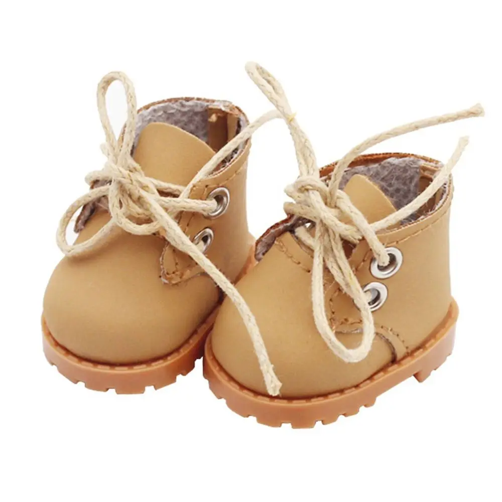 Chaussures de poupée polyvalentes de 3.8CM, faites à la main, chaussures de doigt de remplacement, chaussures de poupée Kawaii, accessoires de poupée en coton