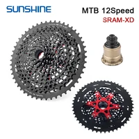 SUNSHINE-Cassette XD de 12 velocidades, 9-50T, piñón de bicicleta de montaña, volante de inercia 10-50T 52T compatible con K7 para rueda libre SRAM GX EAGLE