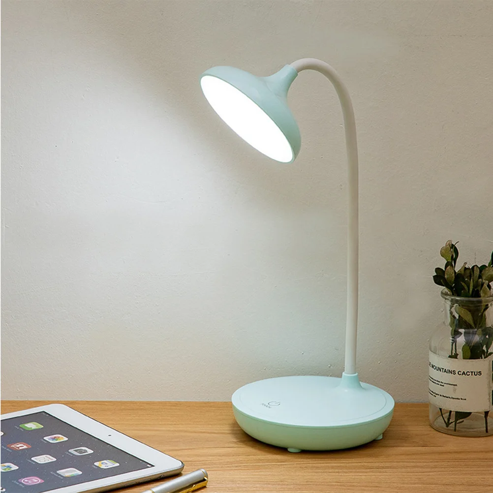 

Blue USB Charging Creative Book Reading Lamp Eye Protection Light 360 Degree Rotation for Home Bedroom Study Office