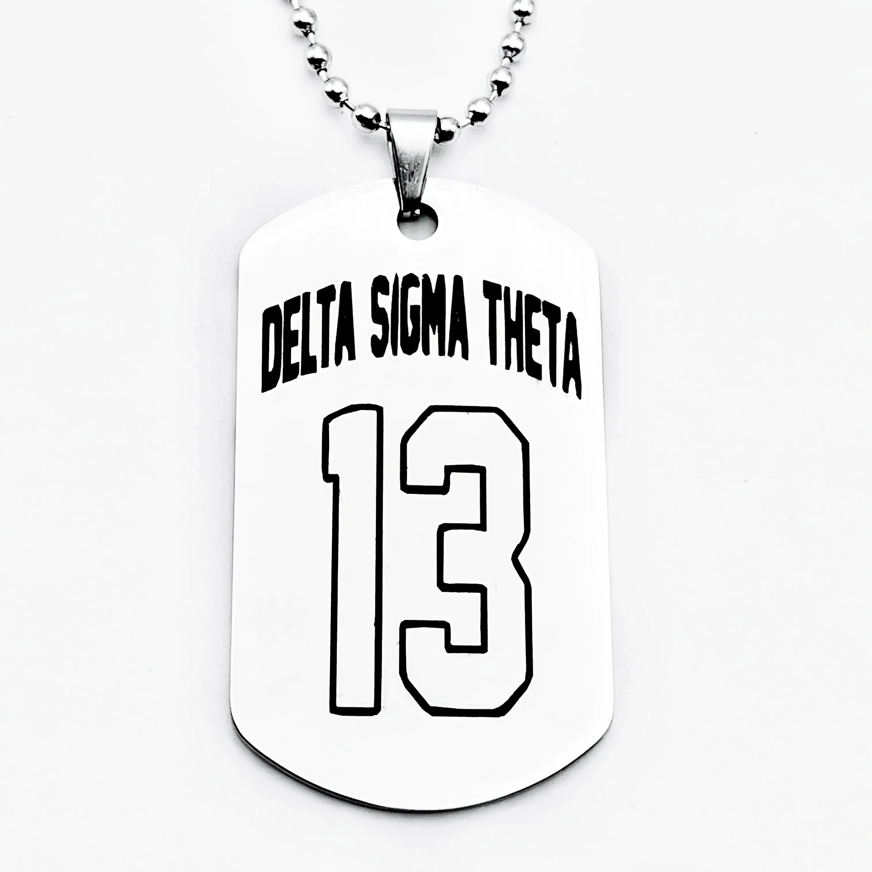

Delta Sigma Theta Sorority 1913 stainless steel necklace, festival birthday sisters party, nice gift for family friends sisters
