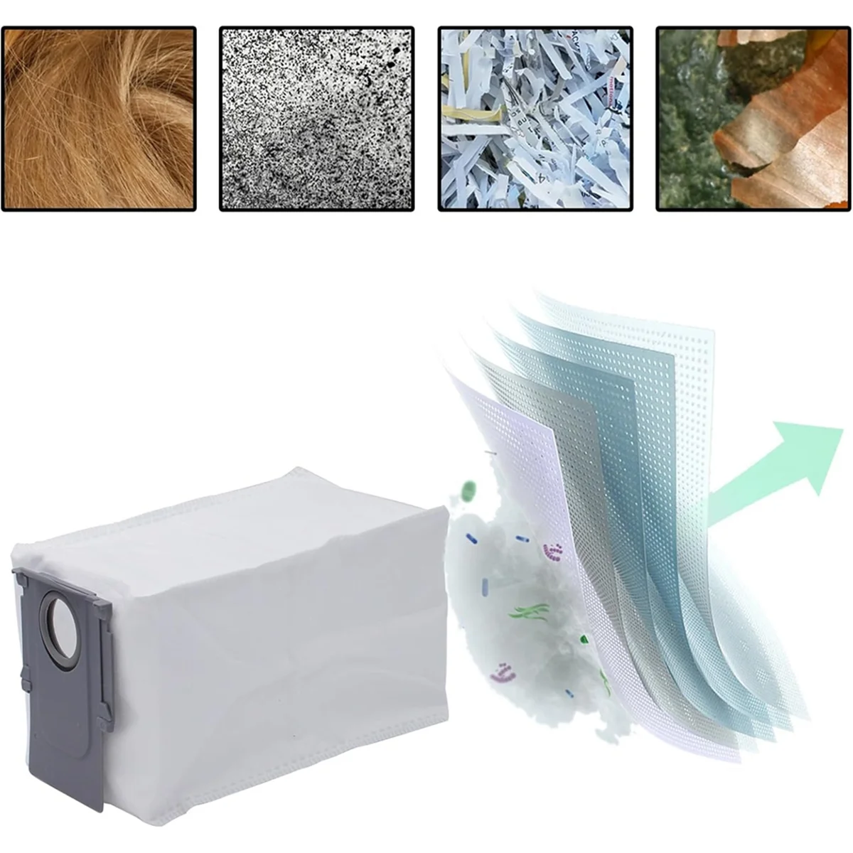 For Roborock S8 MaxV Ultra Robot Vacuum Cleaner Mian Side Brush Hepa Filter Mop Cloth Dust Bags Replacement Parts