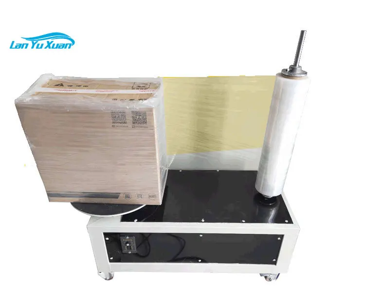 

Semi Automatic Manual Pallet Stretch Film Shrink Wrap Packing Machine with Scale