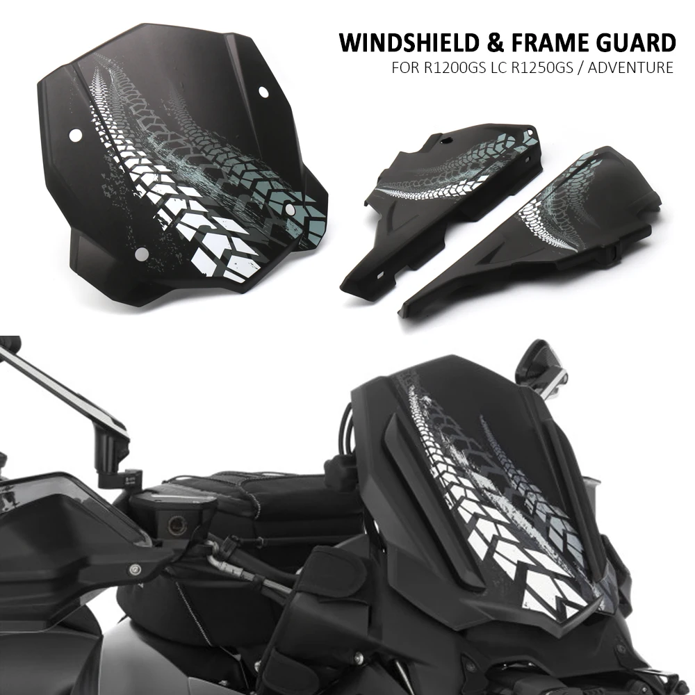 

For BMW R1250GS ADV LC Adventure 2018-2023 R1200GS LC ADV 2013-2023 Windshield Windscreen Frame Guard Protector Cover