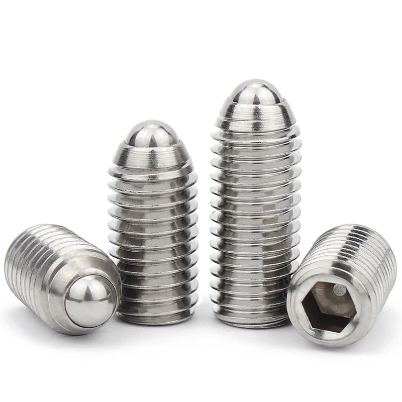 304 Stainless Steel M3 M4 M5 M6 M8 M10 M12 M16 Wave Ball Positioning Ball Steel Ball Spring Ball Plug Fixed Plunger