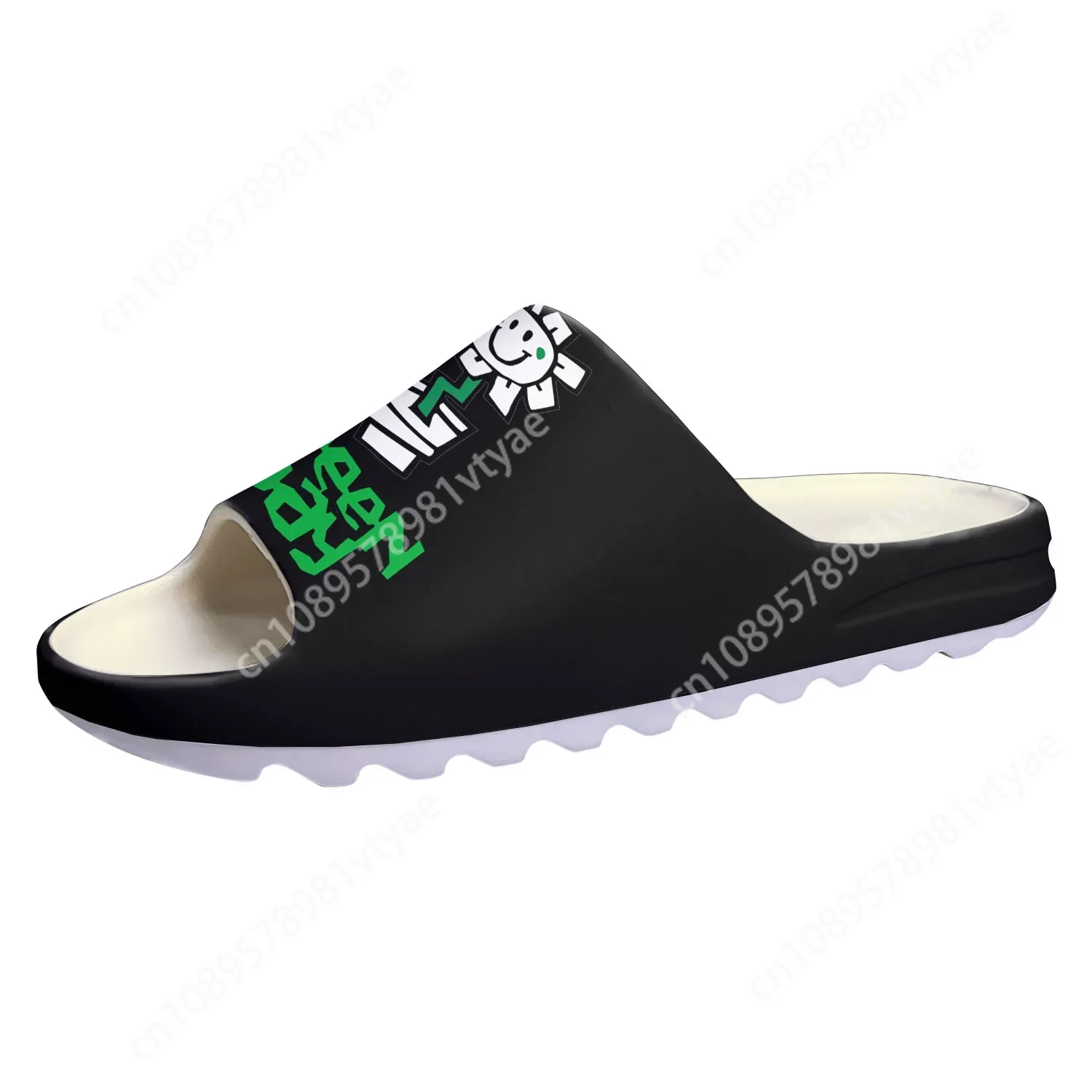 Green Day Pop Rock Band Soft Sole Sllipers Home Clogs Step on Water Shoes Mens Womens Teenager Beach Customize on Shit Sandals