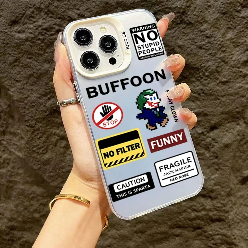 Clown Buffoon Pattern Phone Case for Xiaomi Mi 11 Lite 12T Poco X3 GT NFC F4 X5 Pro 5G Candy Matte Shockproof Back Cover image 4
