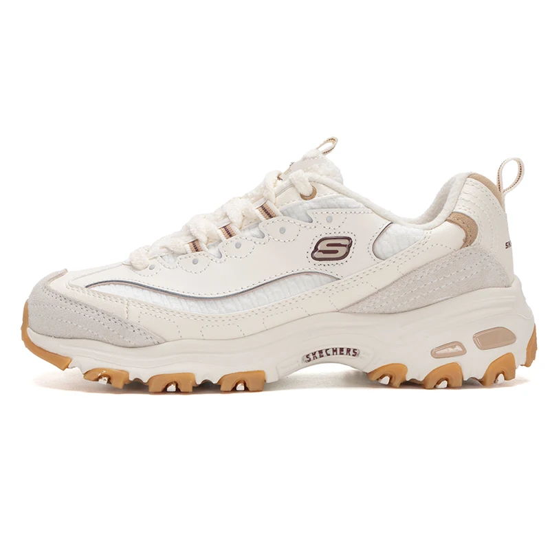 

Skechers Women's Shoes Fleece-Lined Warm Sports Shoes Lightweight Shock-Absorbing Comfortable Fashionable Versatile Casual Retro Dad Shoes 150244-Owbr